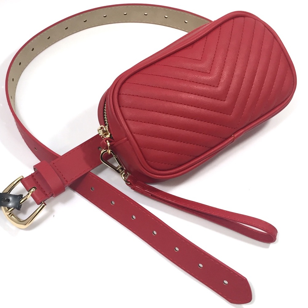 Steve Madden Hip Sack Fanny Pack Wristlet Belt